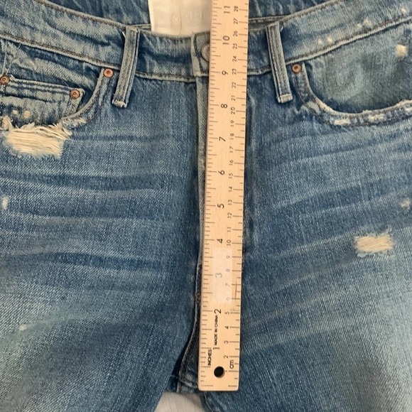 MOTHER Superior The Cheeky Ankle Straight Leg in Forbidden Fruit. Size 24X26 - Picture 6 of 13